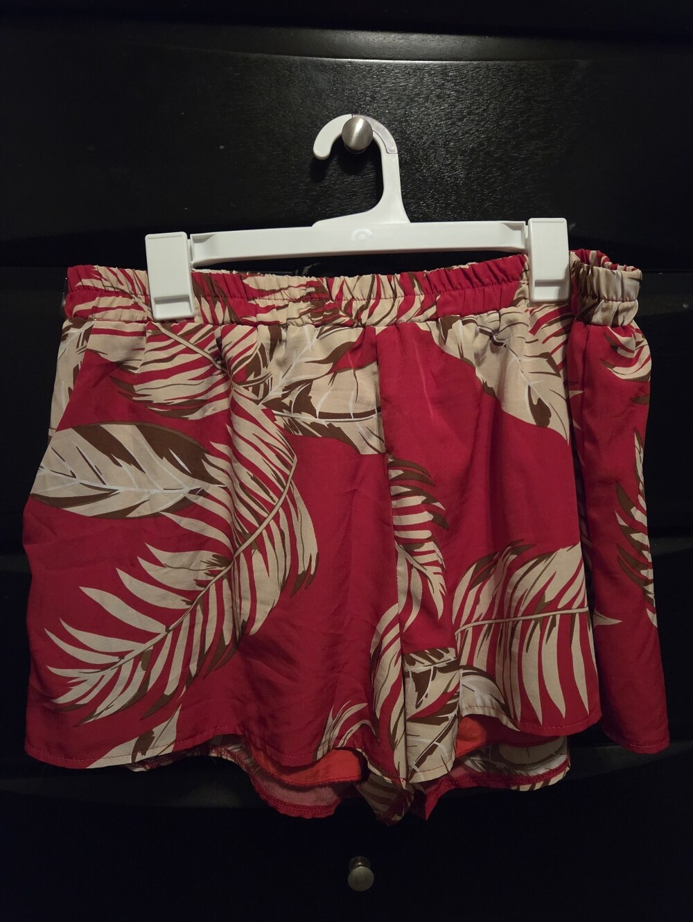 Red Tropical Print Women's Coord